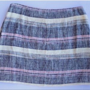 Lira Striped Mini Skirt- size XS-NWOT